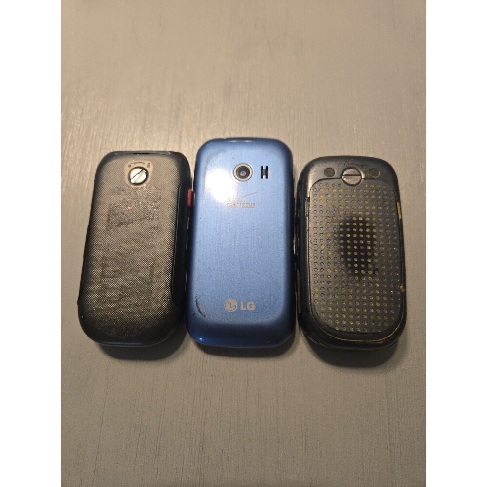 3 Cellphone Lot Verizon Samsung LG 2 Working And Tested One Not